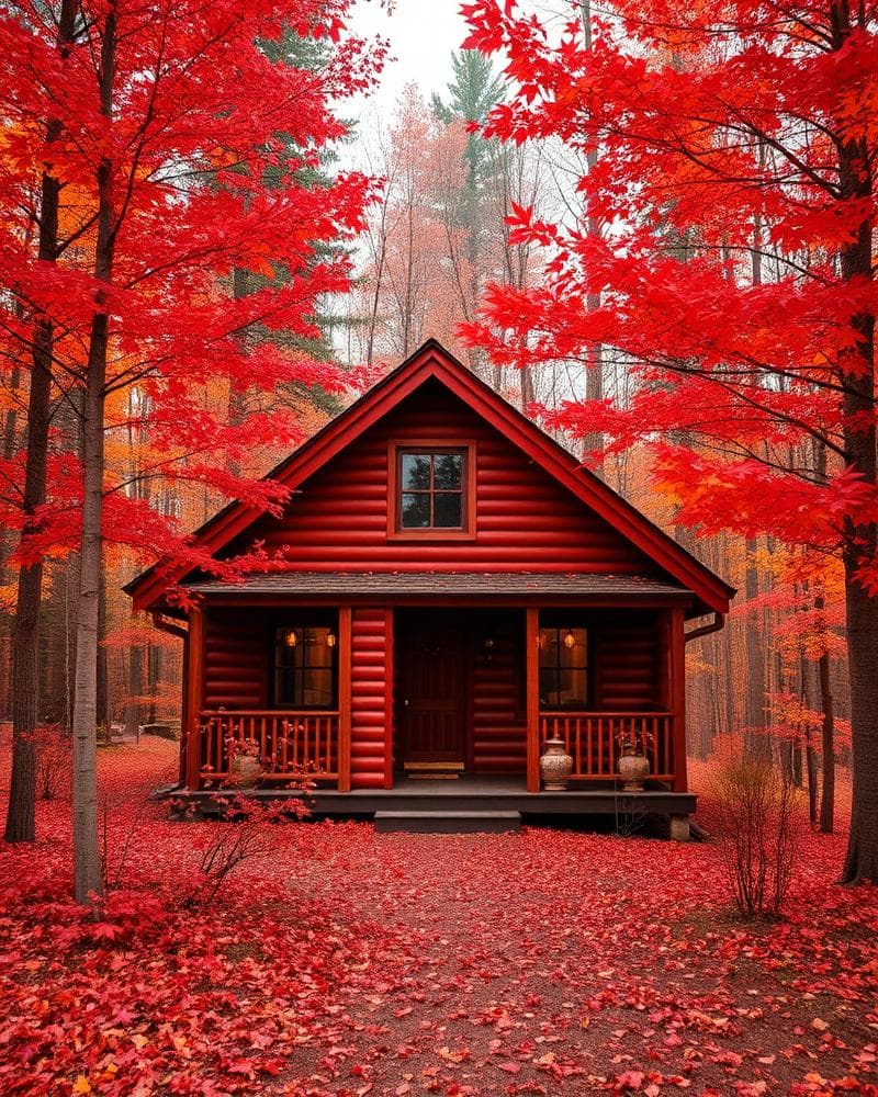 A cabin, a canoe, a season turning